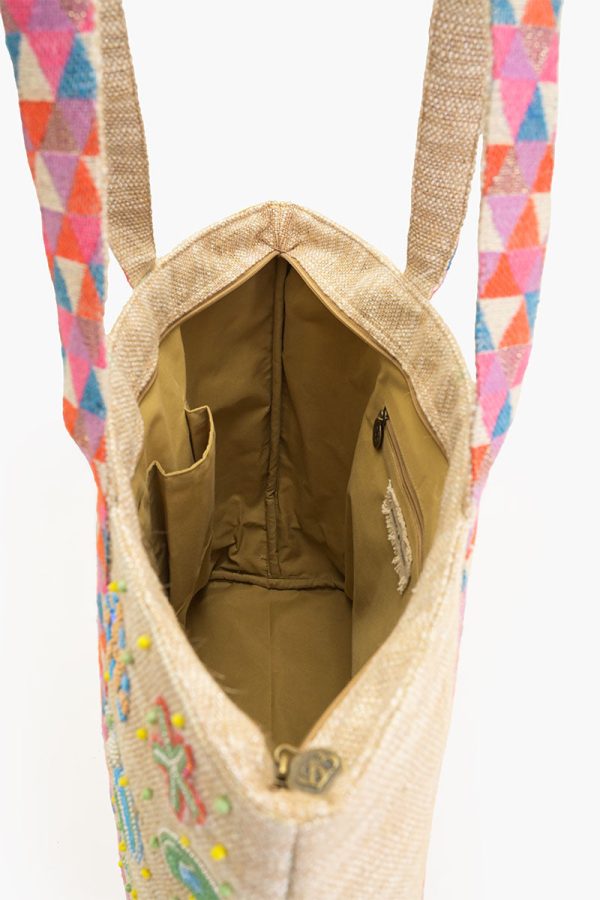 Crab Shell Embellished Boat Tote - Image 5