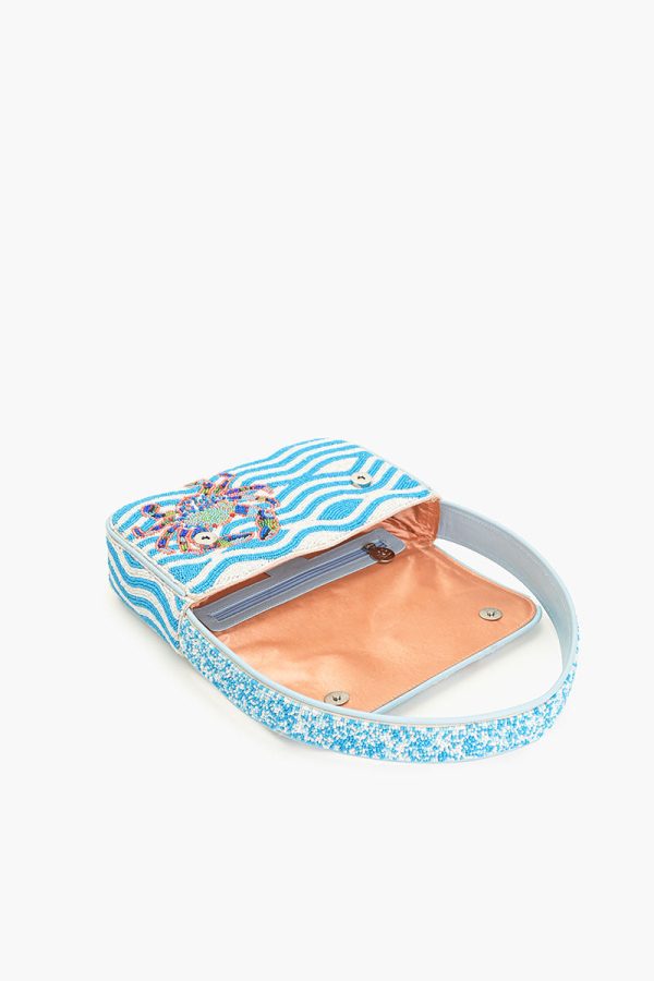 Crabby Waves Beaded Shoulder Bag - Image 5