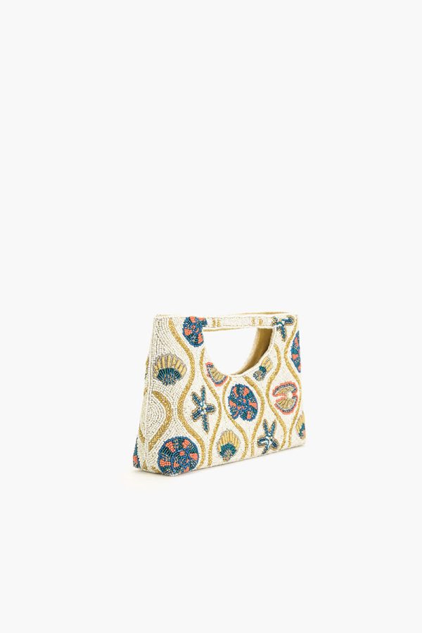 Sunlit Shore Beaded Clutch Bag - Image 3