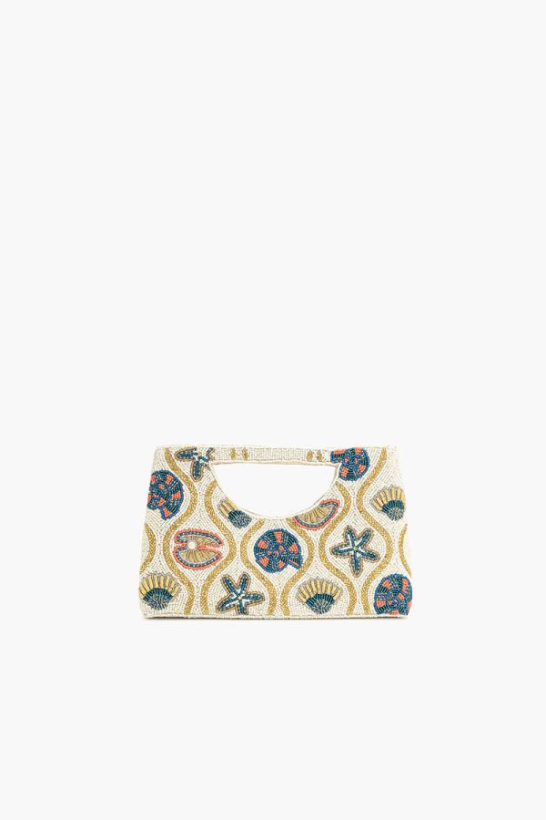 Sunlit Shore Beaded Clutch Bag - Image 4