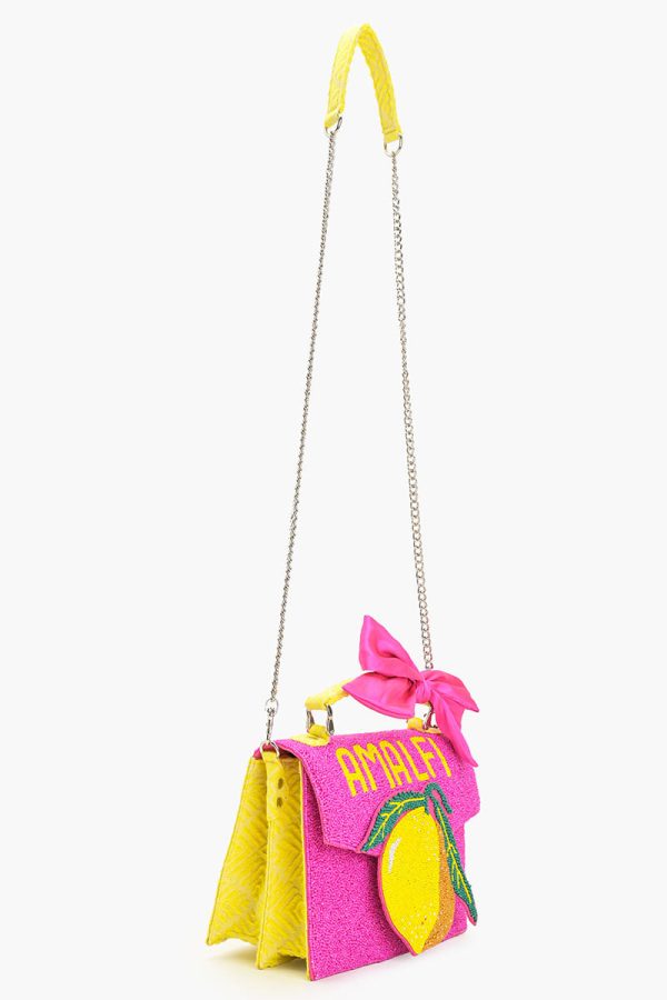 Amalfi Beaded Top Handle Bag - Image 2