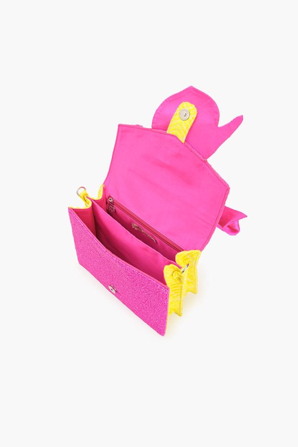 Amalfi Beaded Top Handle Bag - Image 4