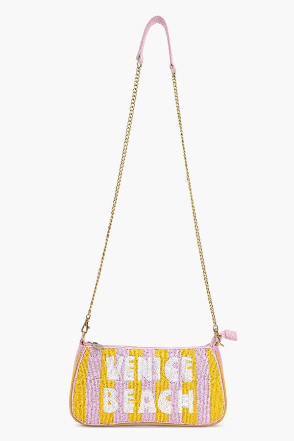 Venice Beach Beaded Baguette Bag - Image 7