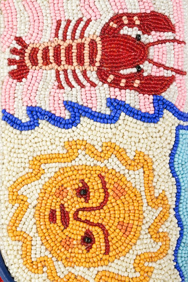 Sun & Sea Beaded Shoulder Bag - Image 2