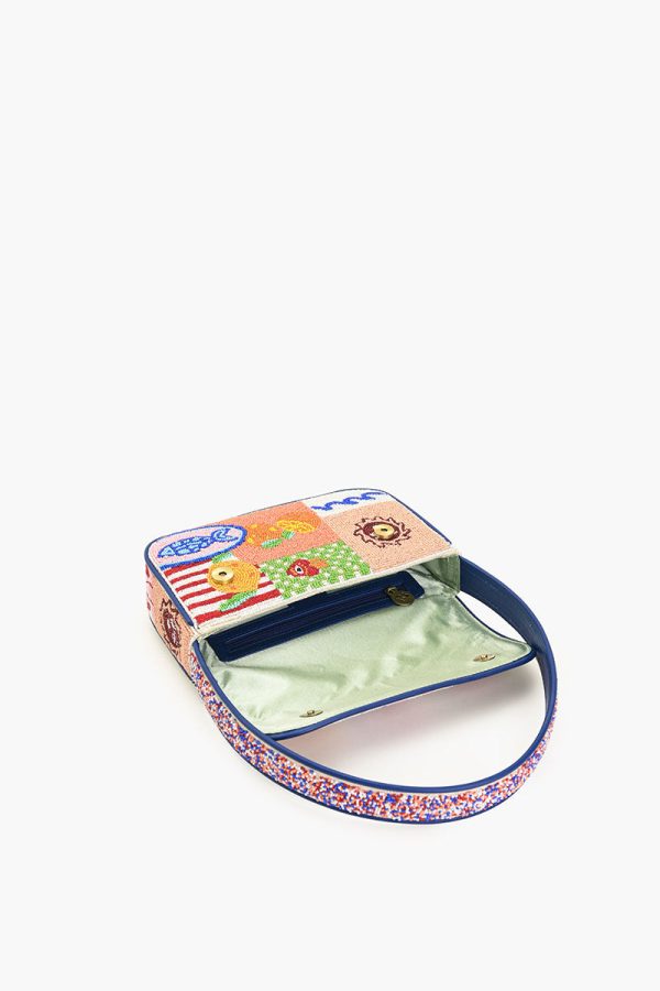 Sun & Sea Beaded Shoulder Bag - Image 5