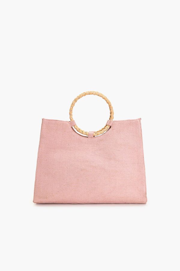Blushy Flutter Beaded Tote - Image 4