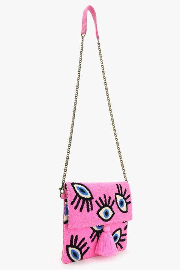 Whimsical Wonder Eye Pink Clutch - Image 4