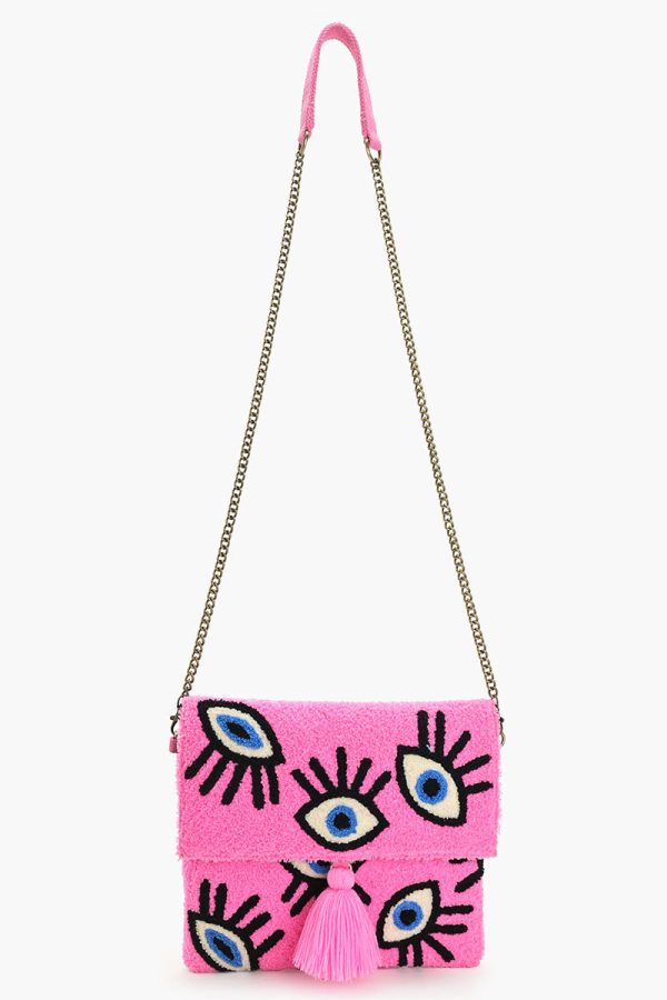 Whimsical Wonder Eye Pink Clutch - Image 7