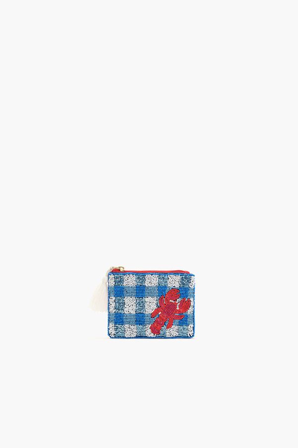 Coastal Claw Beaded Coin Pouch