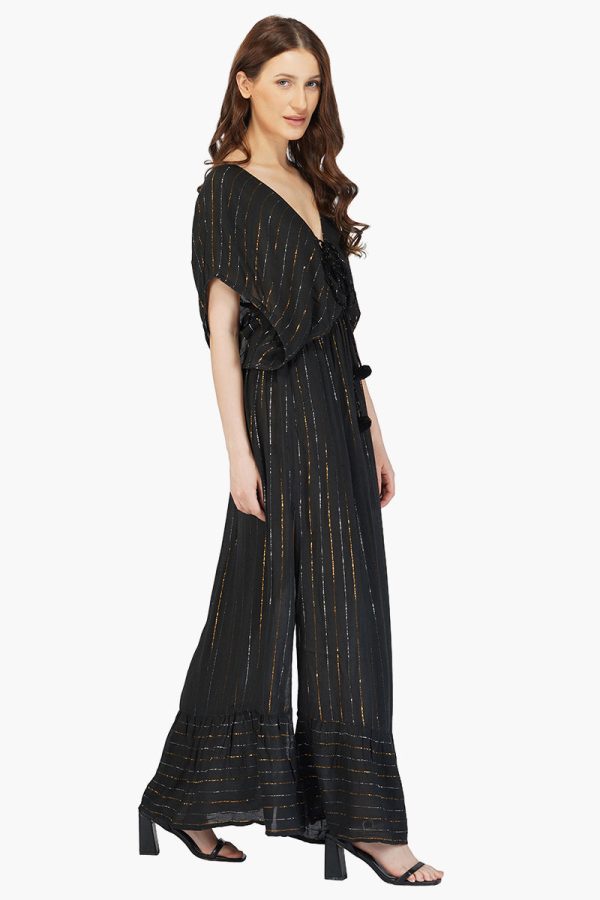 Dark Angel V-Neck Maxi Dress - Image 2