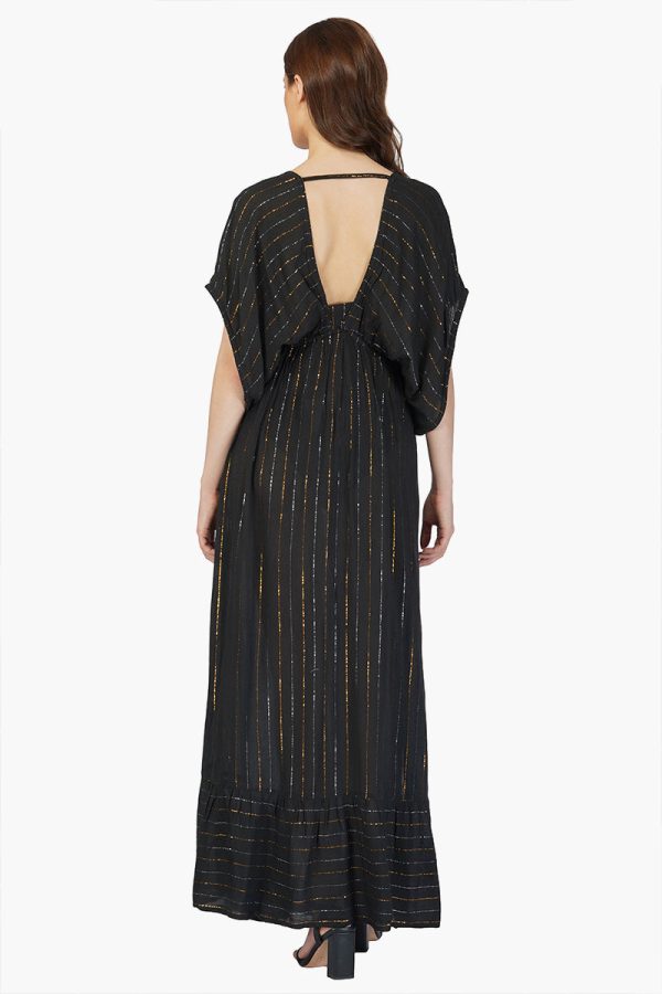 Dark Angel V-Neck Maxi Dress - Image 4