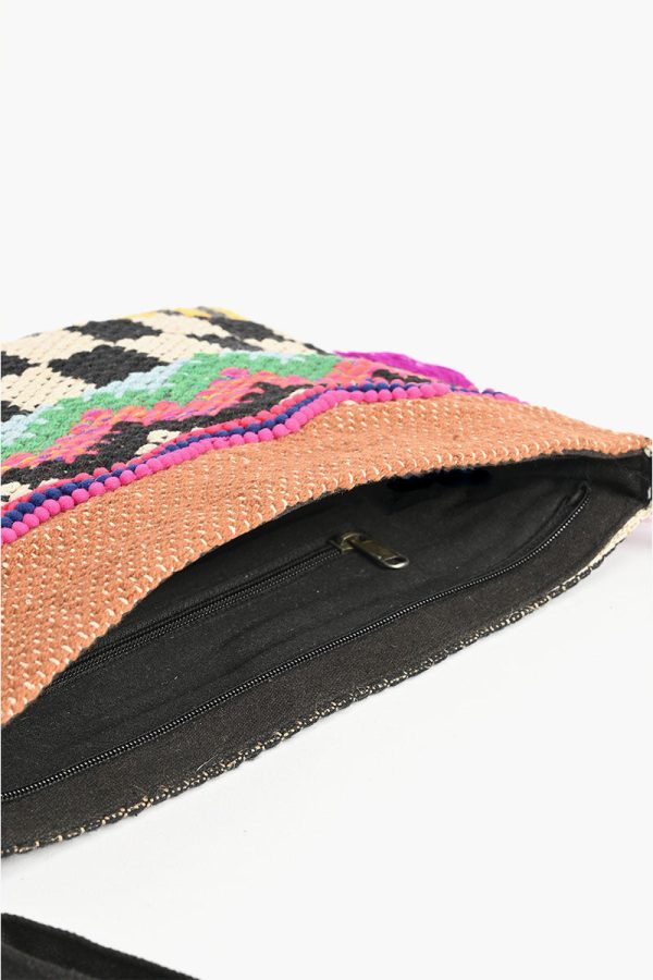Buttercup Pit Loom Dhurri Crossbody Bag - Image 4