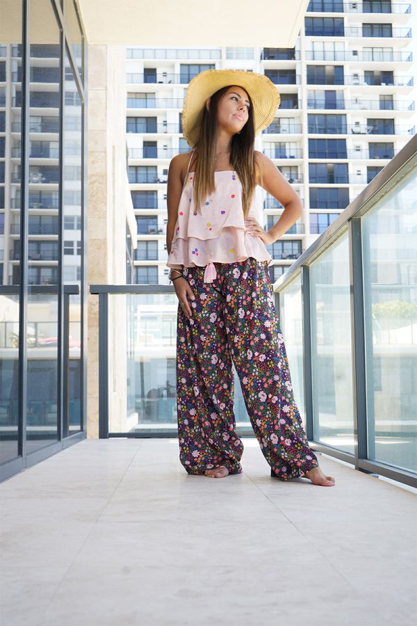 Ditsy Floral Embroidered Top