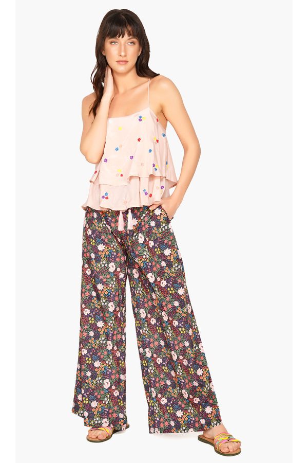 Ditsy Floral Embroidered Top - Image 2