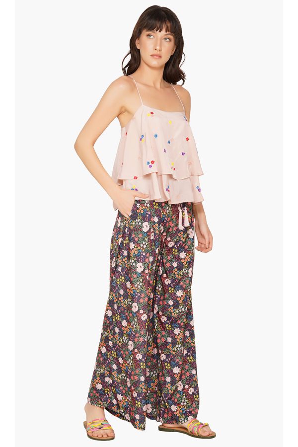 Ditsy Floral Embroidered Top - Image 3