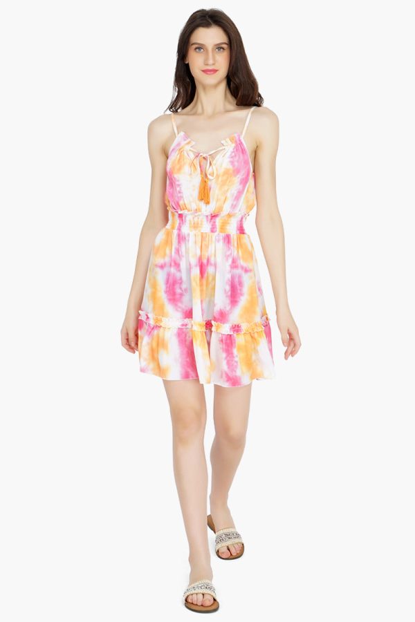 Sunrise Tie Dye Mini Dress