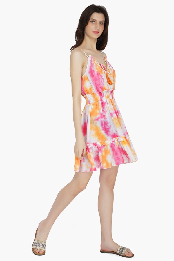 Sunrise Tie Dye Mini Dress - Image 2