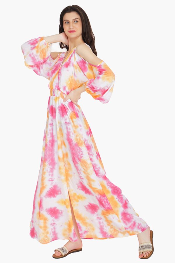 Sunrise Tie Dye Maxi Dress - Image 3