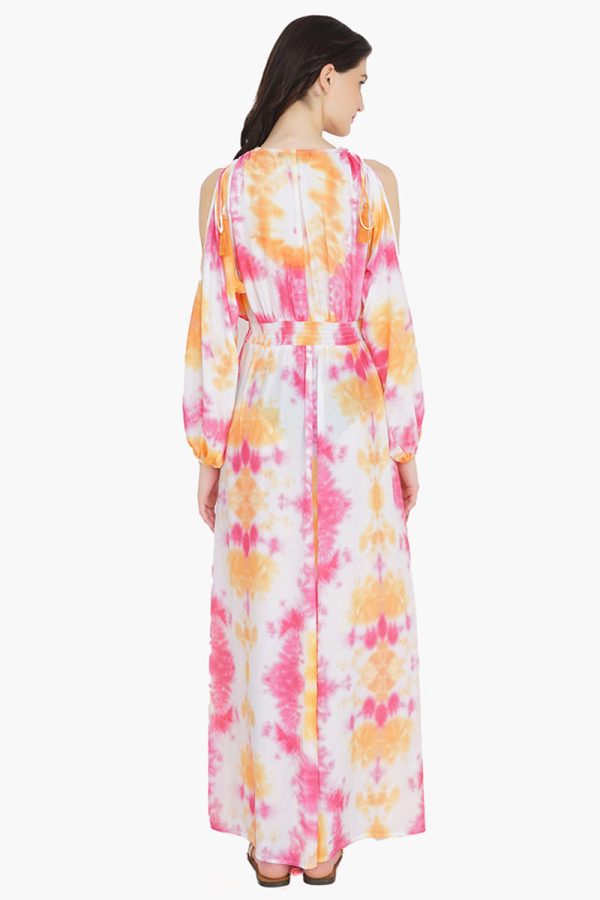 Sunrise Tie Dye Maxi Dress - Image 4