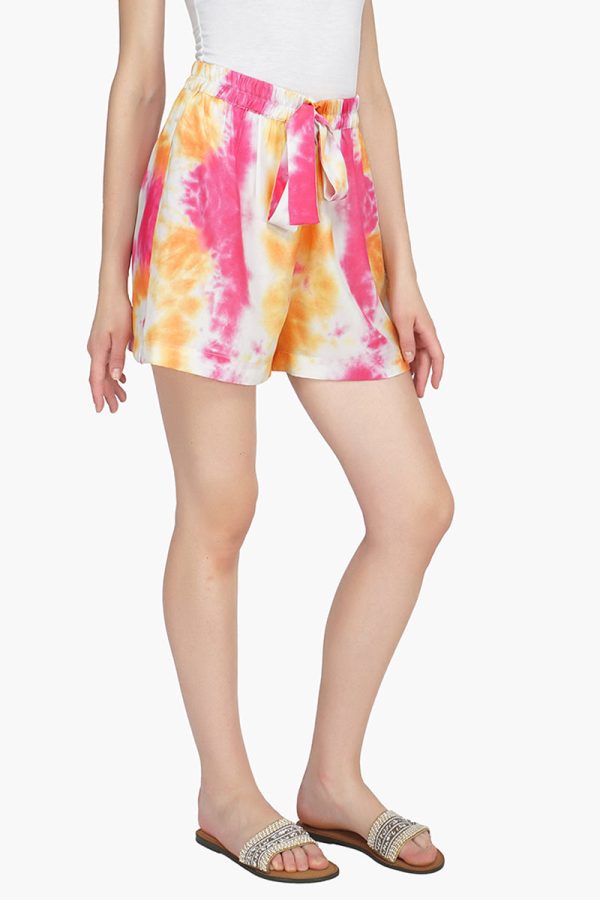 Sunrise Tie Dye Flowy Shorts - Image 2