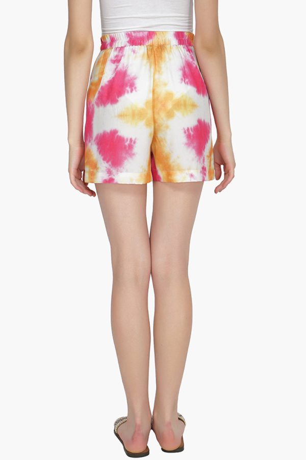 Sunrise Tie Dye Flowy Shorts - Image 4