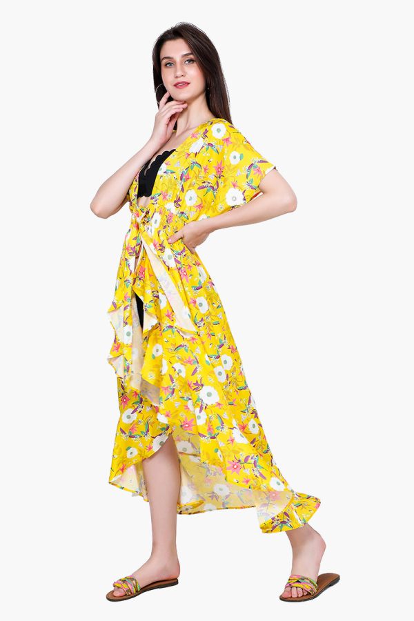 Sunshine Florals Cover Up - Image 3