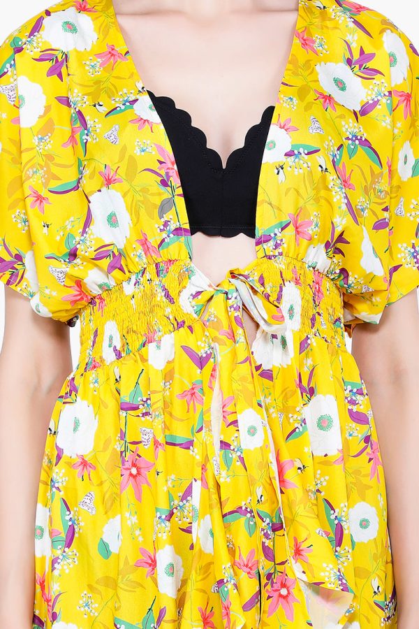 Sunshine Florals Cover Up - Image 6