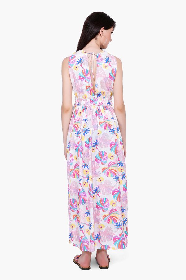 Palm Florals Maxi Dress - Image 4