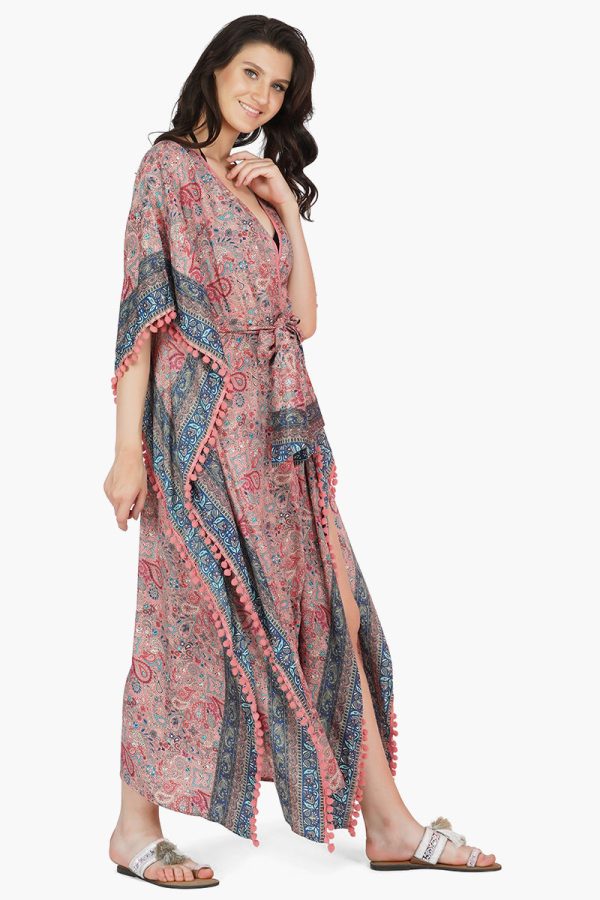 Nina Maxi Kimono Cover Up - Image 2