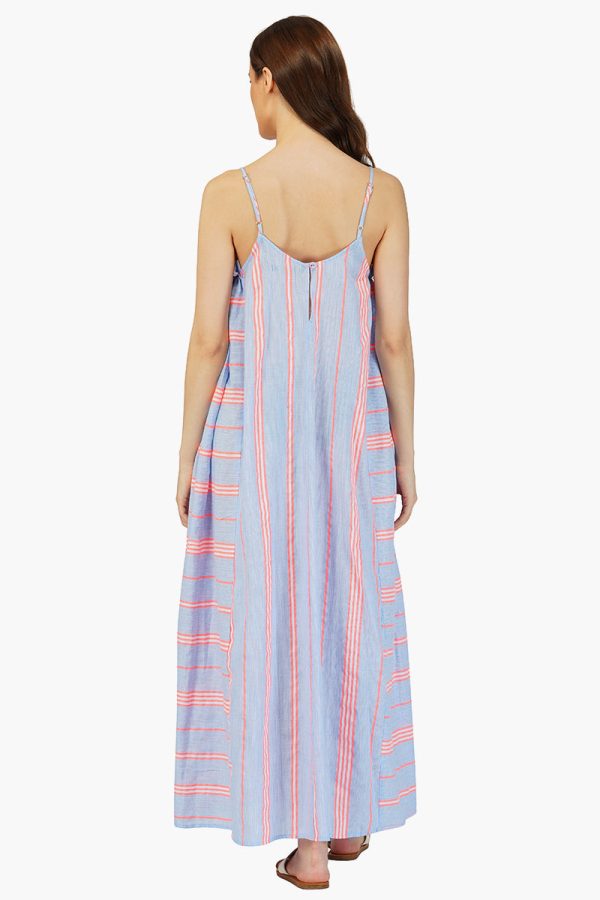 Ether Cotton Striped Maxi Dress - Image 4