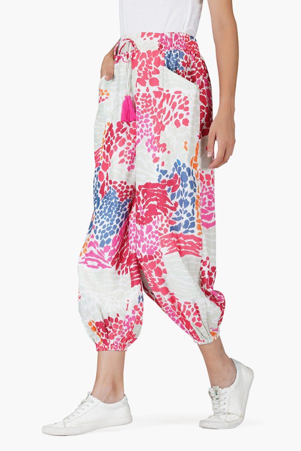 Wild Berry Animal Print Pants - Image 3