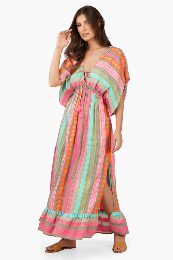 Dora Yarn Dyed Striped Maxi Dress - Image 3