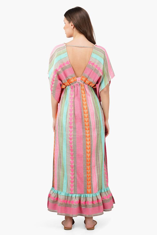 Dora Yarn Dyed Striped Maxi Dress - Image 4