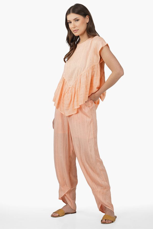 Sandy Viscose Lurex Striped Blouse - Image 3