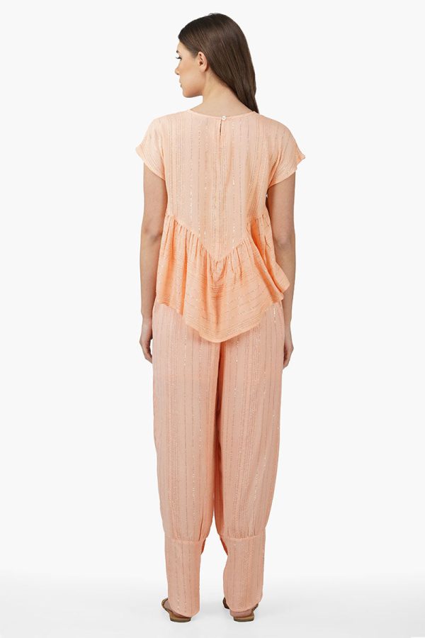 Sandy Viscose Lurex Striped Blouse - Image 4