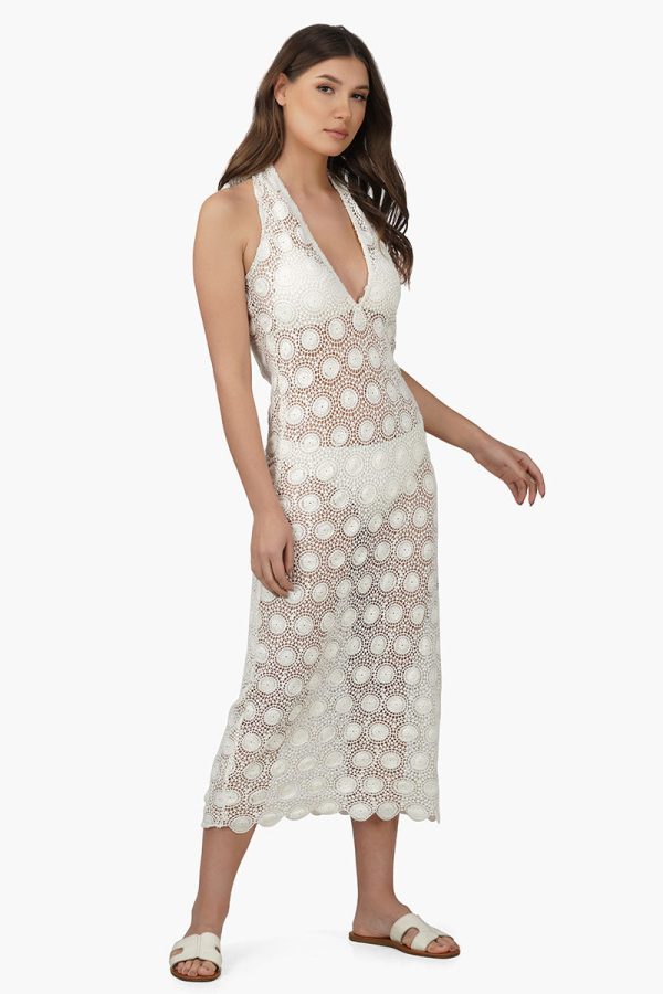 Dori Lace Halter Dress Cover Up - Image 2