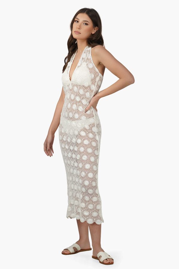 Dori Lace Halter Dress Cover Up - Image 3