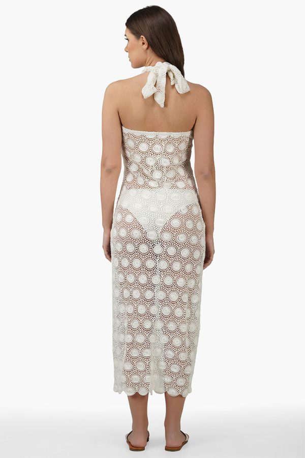 Dori Lace Halter Dress Cover Up - Image 4