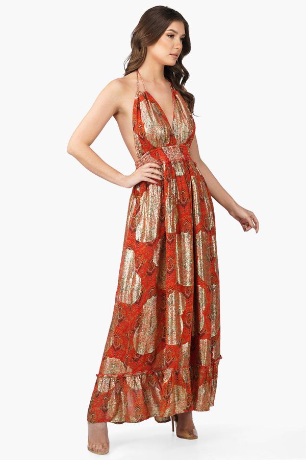 Omnia Halter Dress with Tiers - Image 3