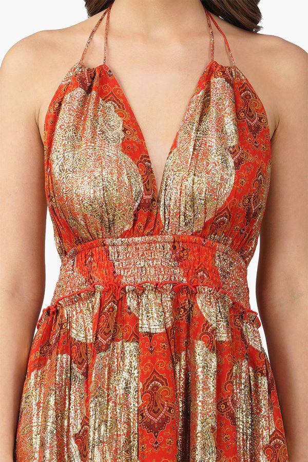 Omnia Halter Dress with Tiers - Image 4