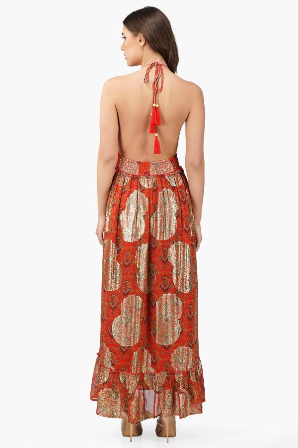 Omnia Halter Dress with Tiers - Image 5