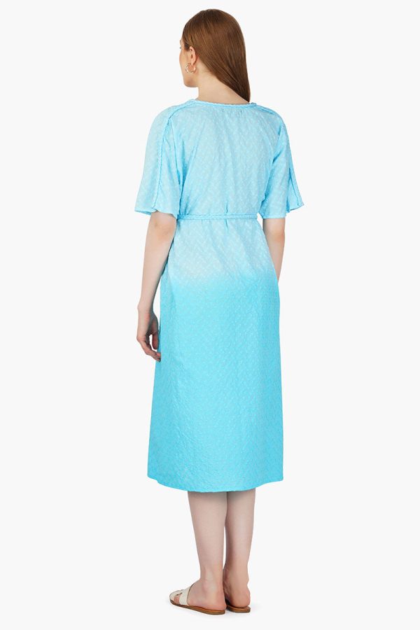 Frances Ombre Embroidered Dress - Image 4