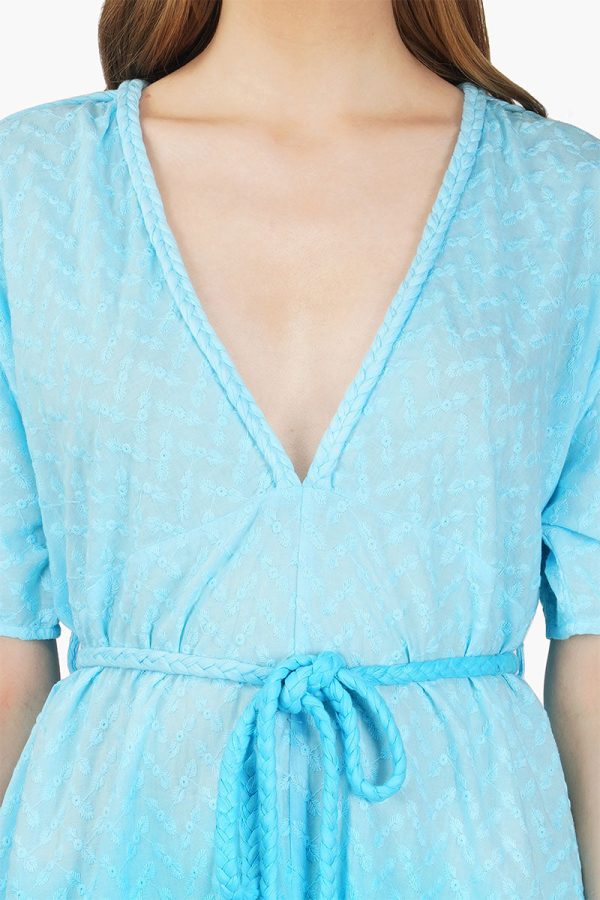 Frances Ombre Embroidered Dress - Image 5