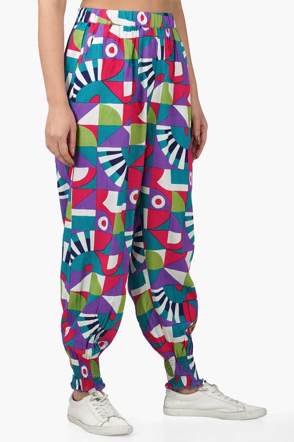 Geo Toucan Viscose Pants - Image 2