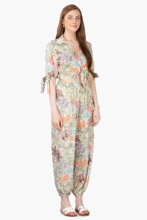 Leo Jungle Printed Jumpsuit - Image 2