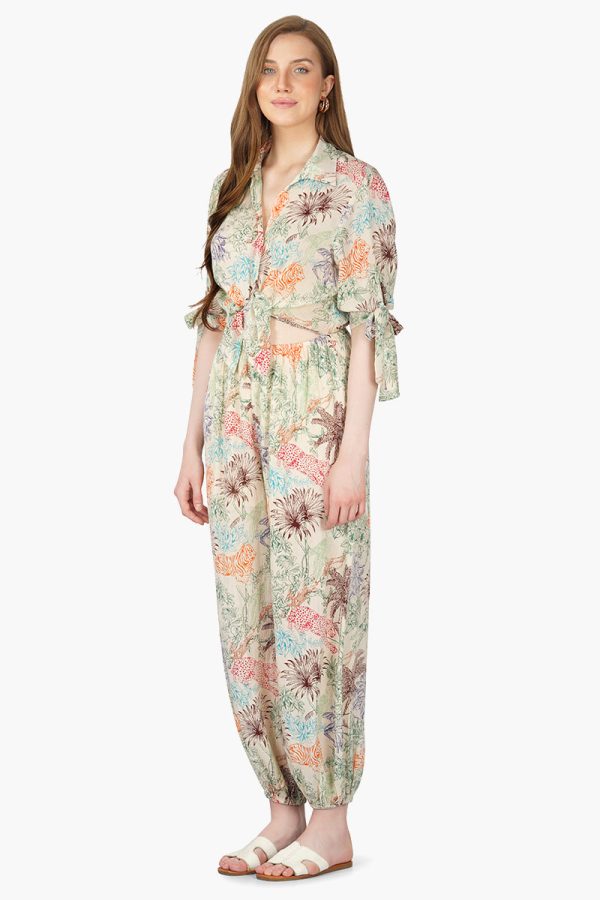 Leo Jungle Printed Jumpsuit - Image 3