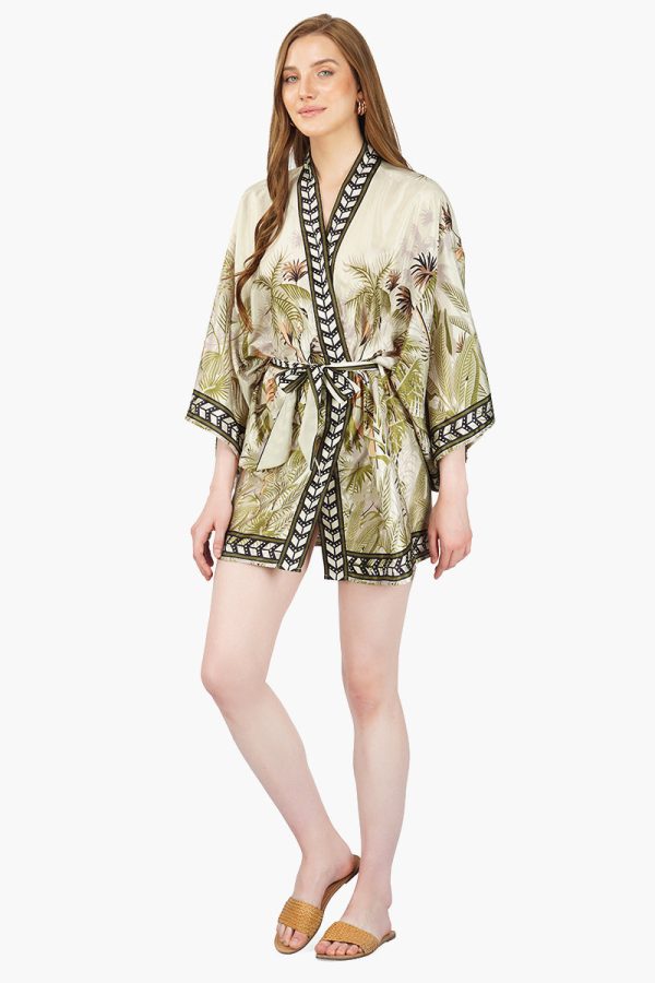 Olivia Printed Kimono Cover up - Image 3