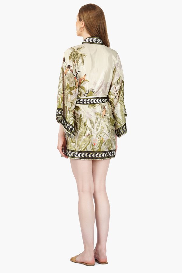 Olivia Printed Kimono Cover up - Image 4