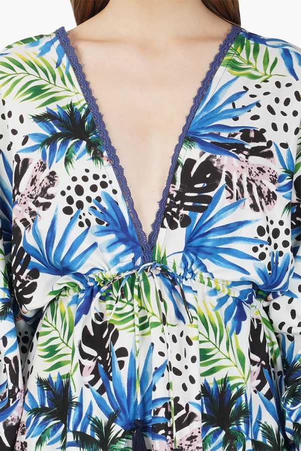 Eva Forest Printed Maxi Dress - Image 5