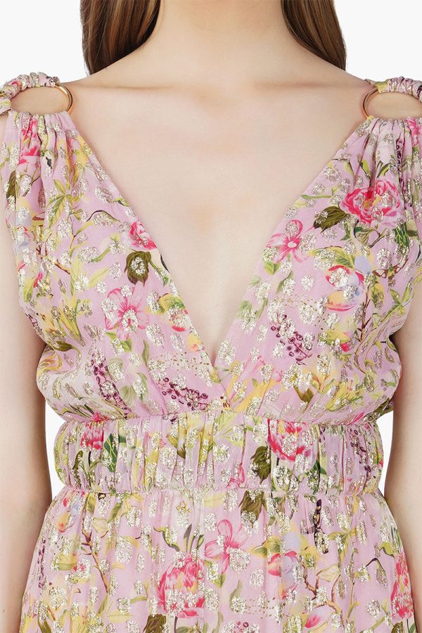Blooming Dale Lurex Jumpsuit - Image 5